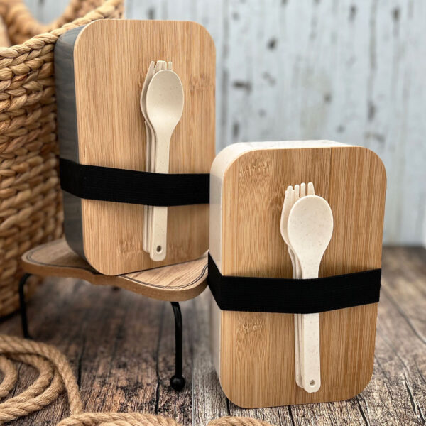 Bamboo-Top Bento Boxes