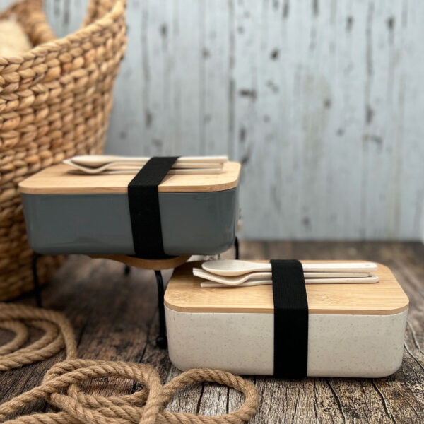 Bamboo-Top Bento Boxes