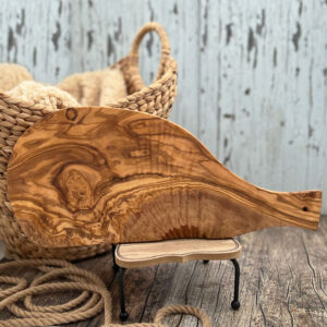 Olive Wood Garlic Cutting Board