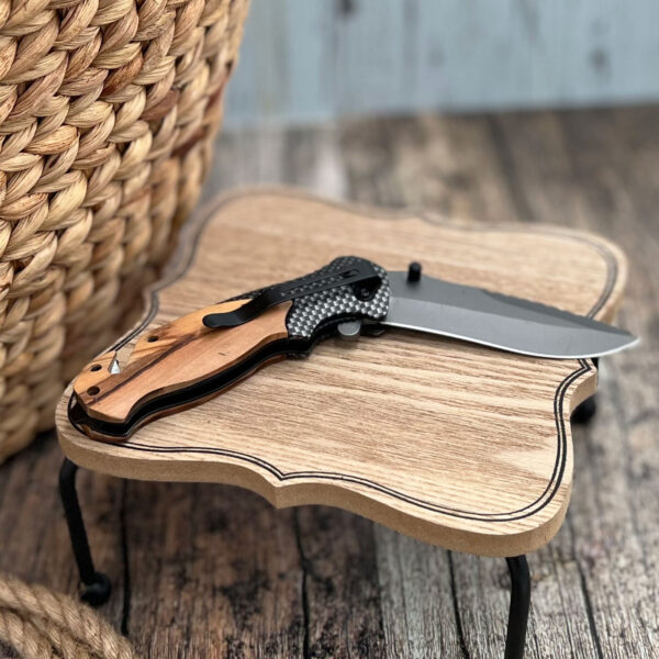 Olive Wood Knife - clip